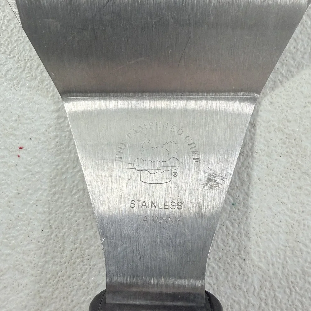 Pampered Chef Large Serving Spatula Heavy Duty Stainless Steel Blade 11